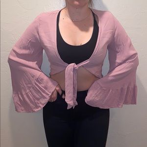 Pink Crop Top